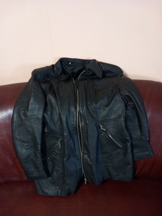 Geaca piele medie, marinea L-XL