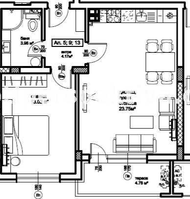 Продава се Двустаен апартамент в Пловдив, Христо Смирненски - 66 кв.м за 1197 €/кв.м - Снимка #7