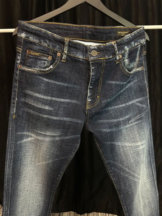 Blugi Dolce & Gabbana Denim DG Logo – Made in Italy – Mărimea 44