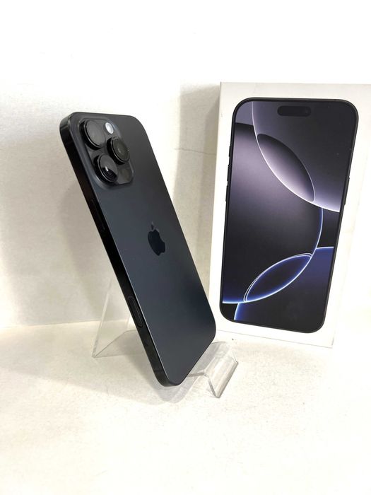 iPhone 16 Pro Max, 256GB/Black Titanium, impecabil!