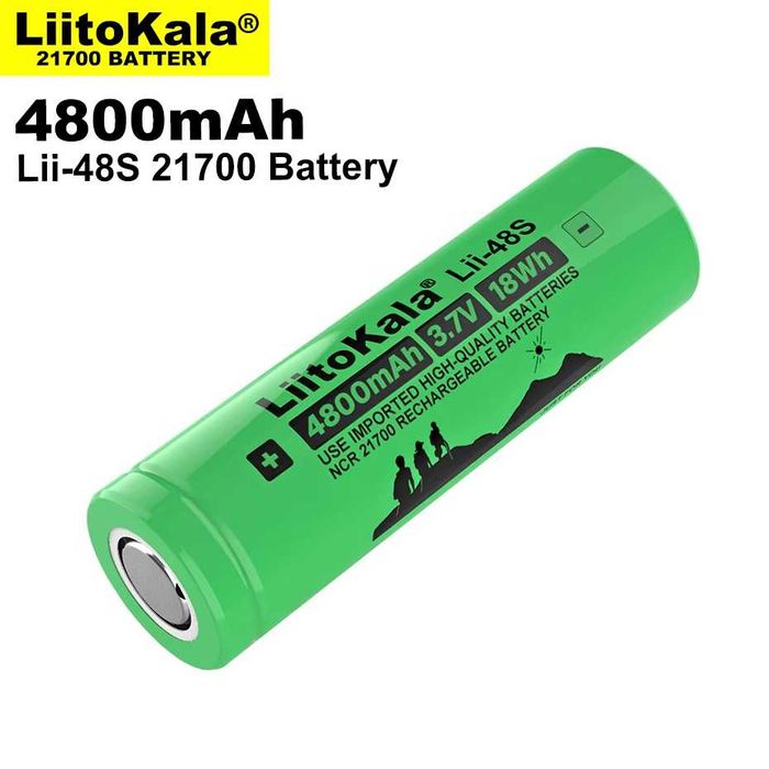Акумулаторни батерии 21700, LiitoKala 3.7V, 4800mAh