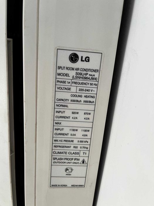 Кондиционер LG S09LHP
