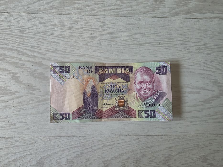 Bacnota 50 Kwacha(Zambia)