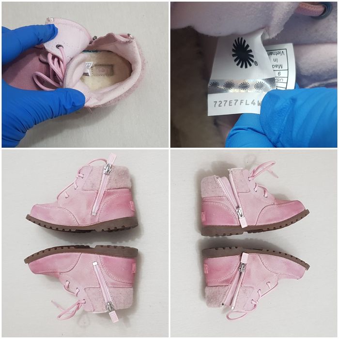 Ghete UGG Australia din piele naturală,.încălțăminte căptusite fete 26