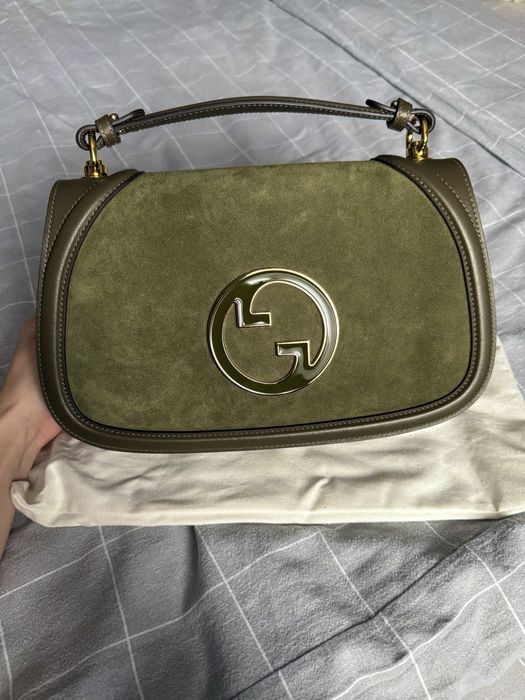 Geantă Gucci piele naturala (combinatie texturi)