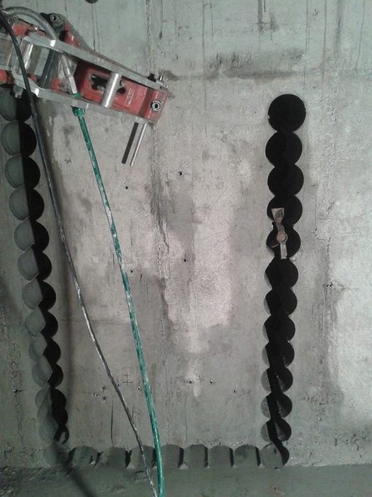 Алмазной бурение бетона алмазной резкп