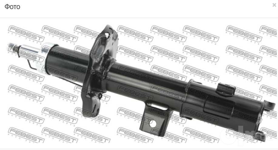 HYUNDAI TUCSAN,KIA S Правый передний амортизатор gas twin tube FEBEST