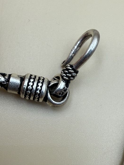 Set lant si bratara argint masiv