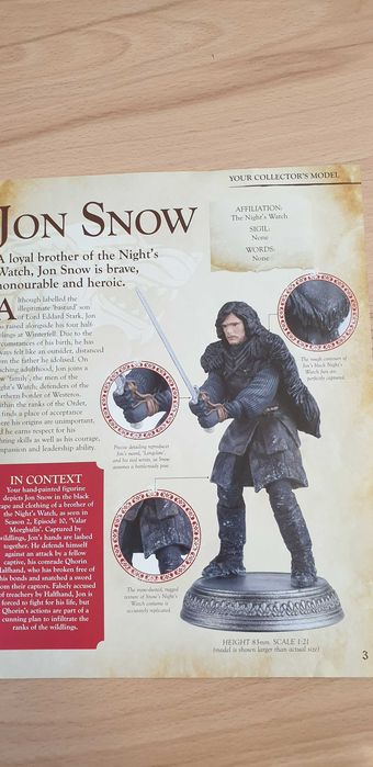 Game of Thrones - colectie 7 figurine pictate manual