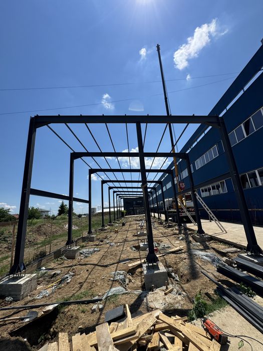 Hale Metalice la Comandă – Producție și Montaj