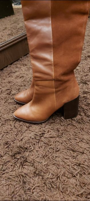 Cizme dama ZARA piele naturala