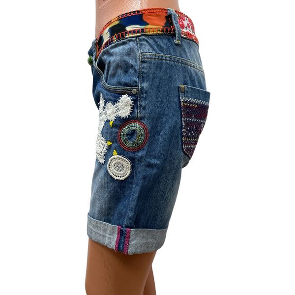 Дамски къси дънки DESIGUAL | S