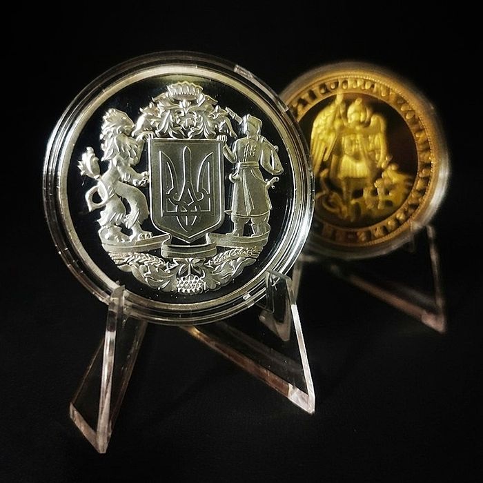 Сувенирные Монеты Гривны Украины. Новый «Великий» герб. Небесная Сотня