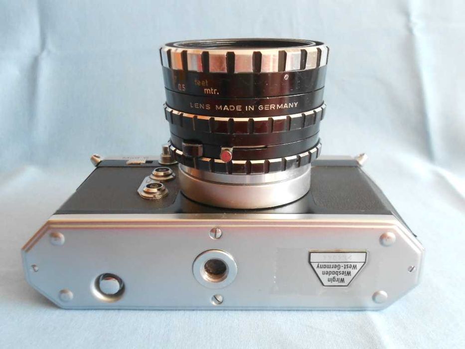 Wirgin edixa mat reflex cu M42 westromat 1.9, aparat foto film clasic