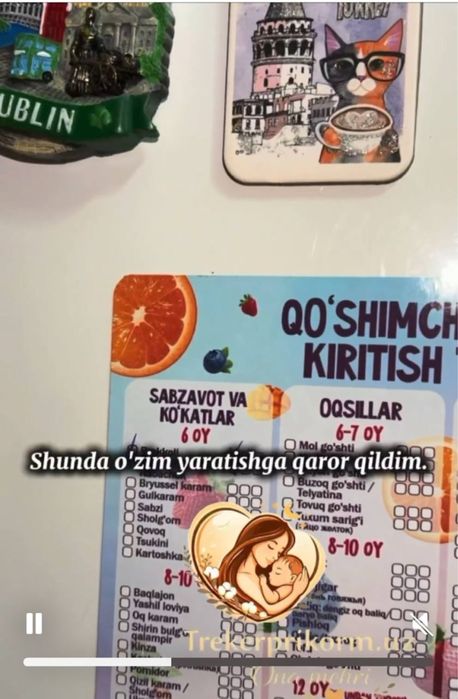 Bolangizning sog'lom taomnomasi! Магнит-трекер ввода прикорма