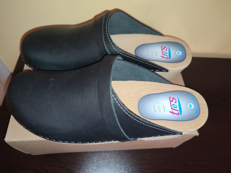 Сабо от естествена кожа - Швеция - 46 номер