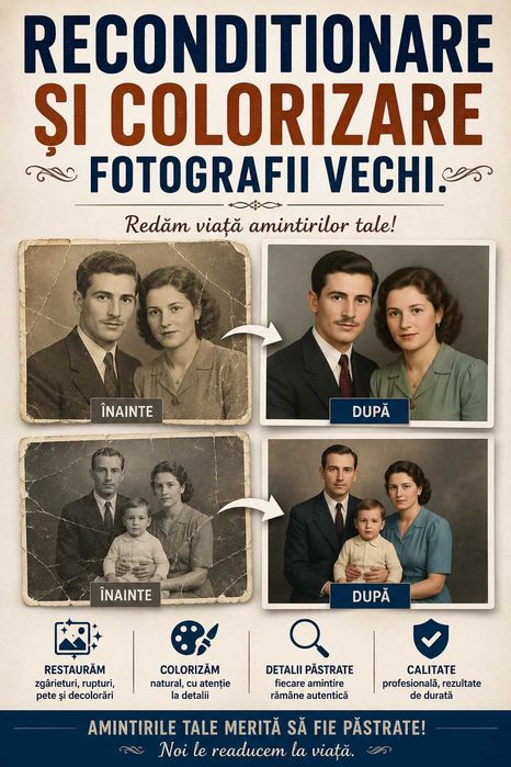 Prelucrare/restaurare/editare fotografii - digitalizare filme foto