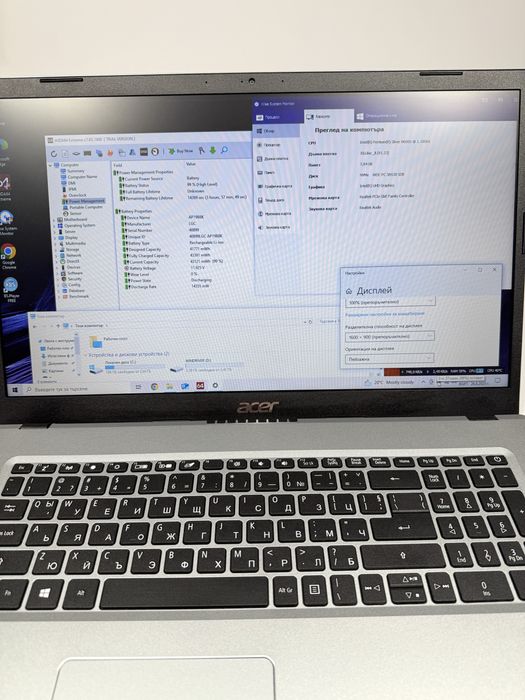 Acer Aspire 3 / 17,3” FHD IPS/N6000 4x3,30GHz/8GB RAM/256GB NVMe