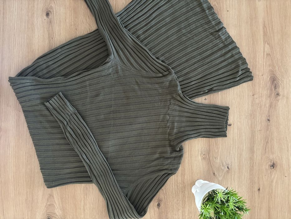 Дълга рокля от рипсена материя