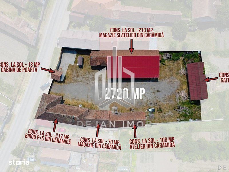 Spațiu de birouri | Teren 2.720 MP | Aita Mare