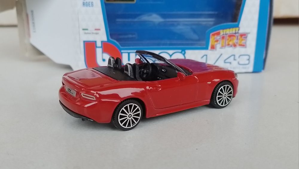 Fiat 124 Spider, мащаб 1/43