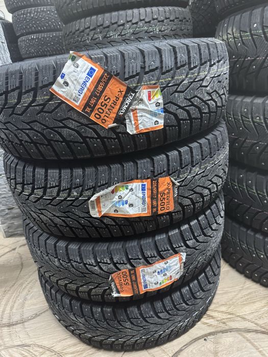 Шины новые зима 225/65 R17 шипы донгелек