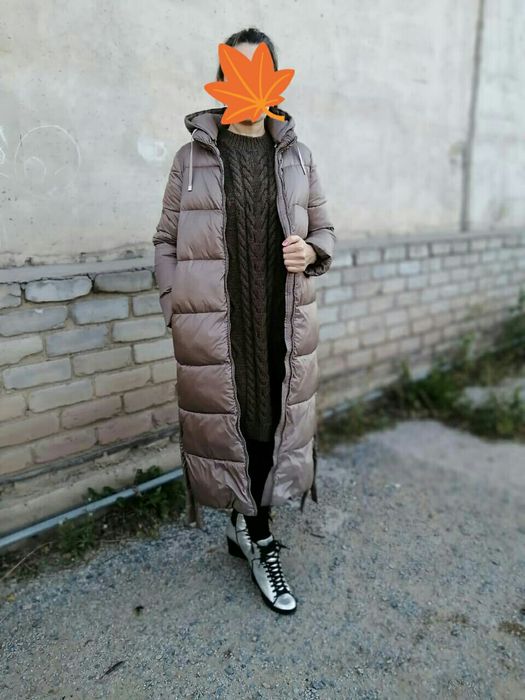 Зимний теплый пуховик