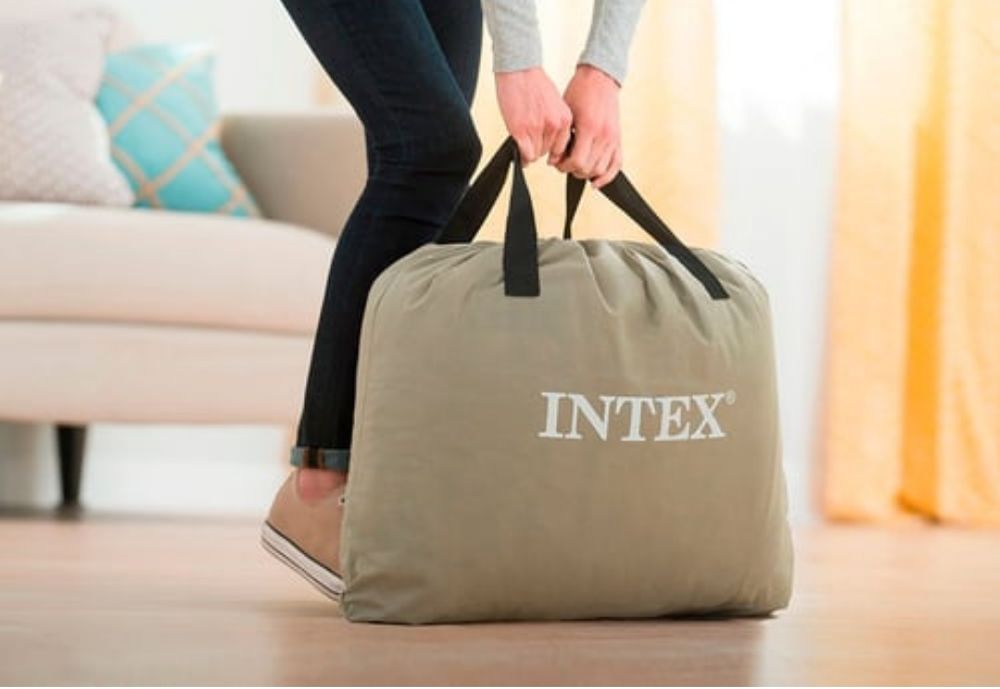 Кровать надувная Intex 64414, 203х152х46 см. Доставка