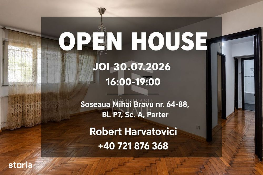 Mihai Bravu | Obor | Dimitrov | Apartament 3 camere | comision 0%