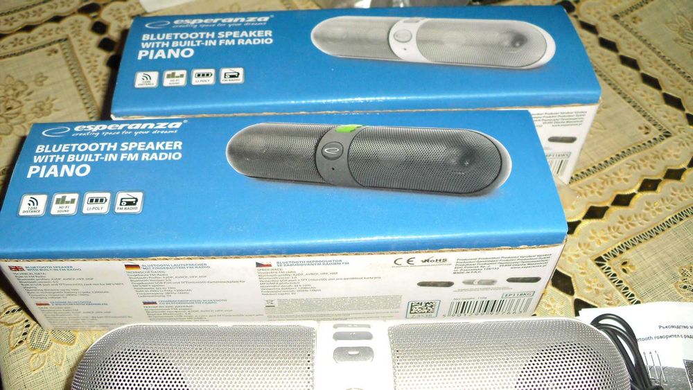 Bluetooth блутут тонколонка - 2бр с радио