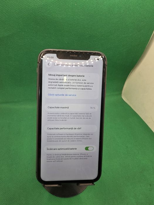 Iphone 11 64GB•Bateria 74%•Face Id Defect•Amanet Lazar Crangasi •44468