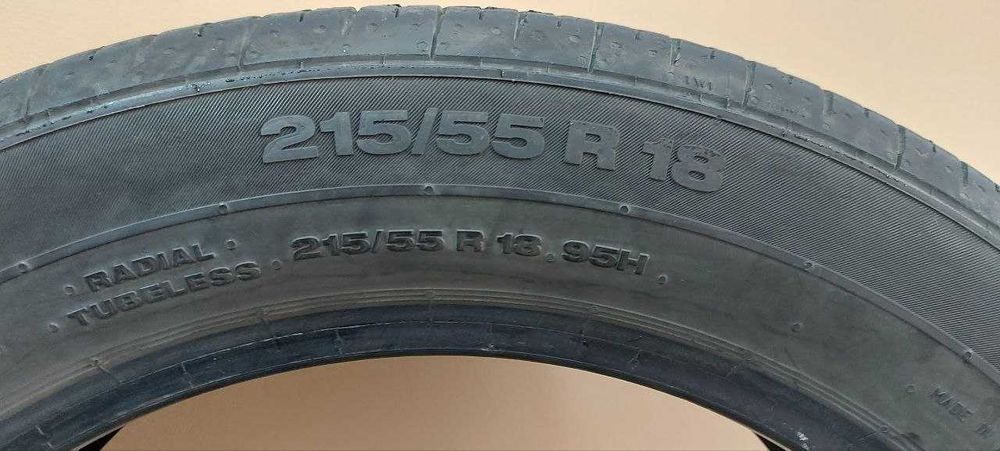 Шины Contenintal 215/55 R18, пробег 54 тыс. км