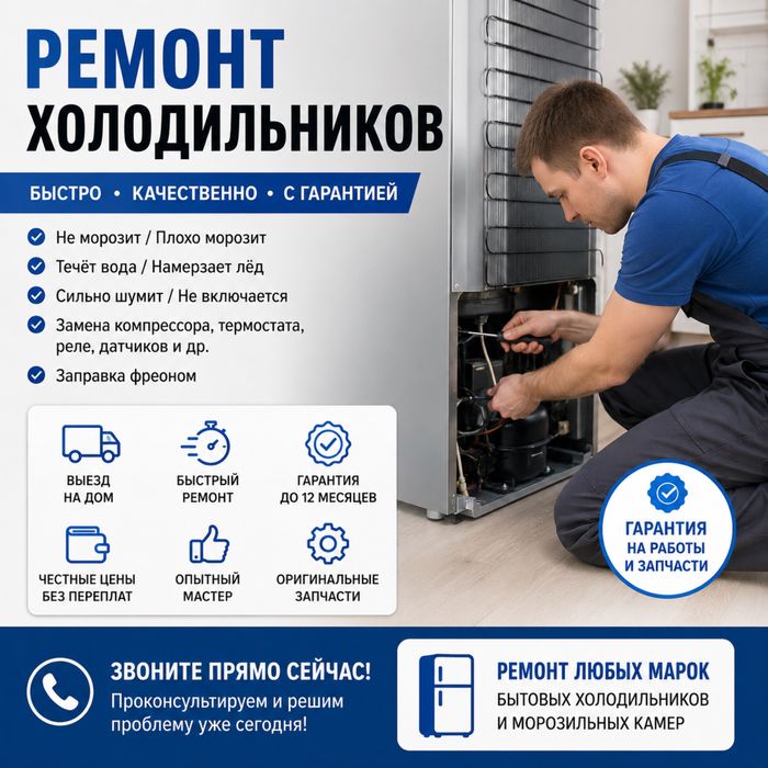 Ремонт ххолодильников на дому