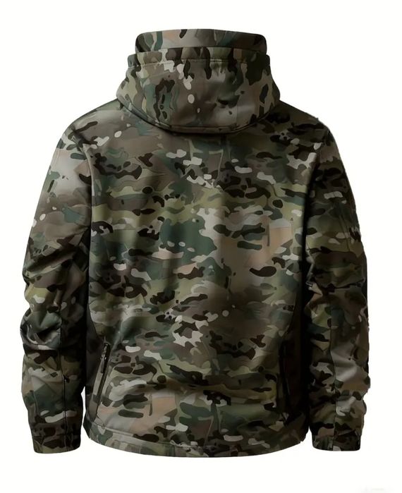 Geaca softshell impermeabila fleece polar airsoft drumetie trekking pescuit vanatoare