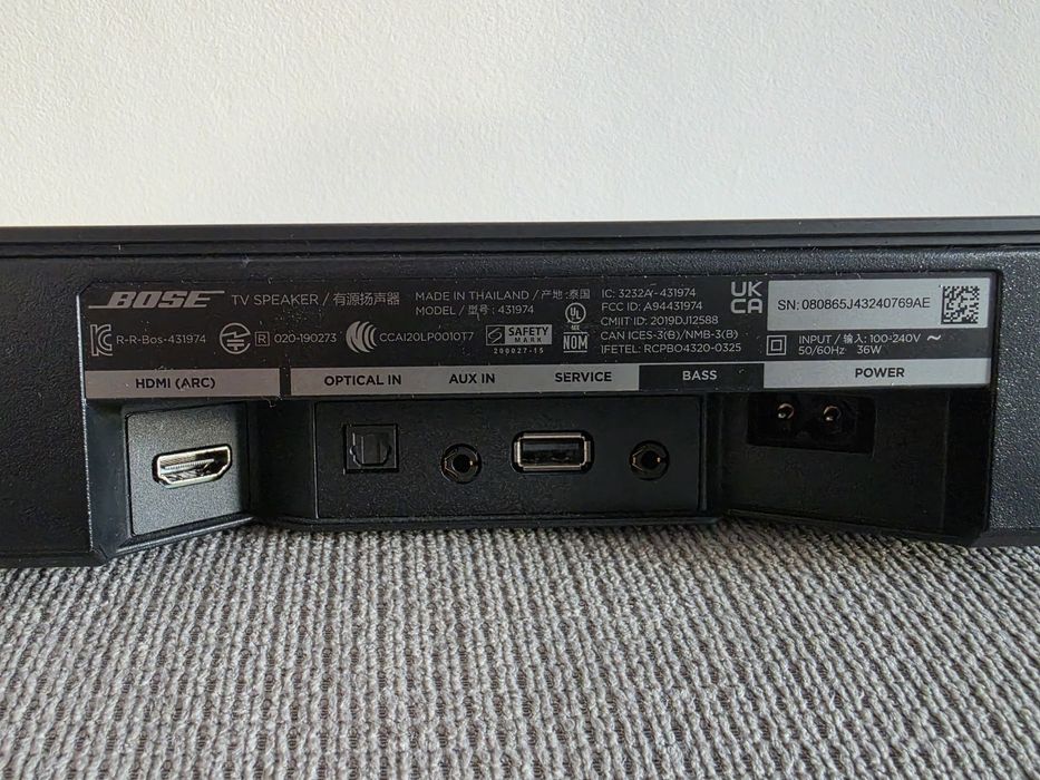 Bose TV Speaker – компактен саундбар с HDMI ARC и Bluetooth