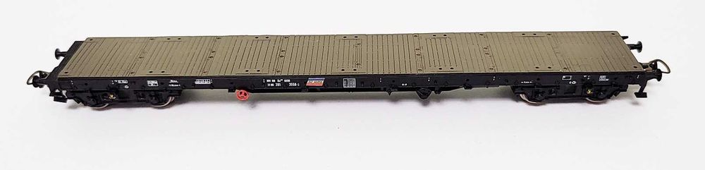 macheta vagon platforma port container CFR Marfa H0 1:87