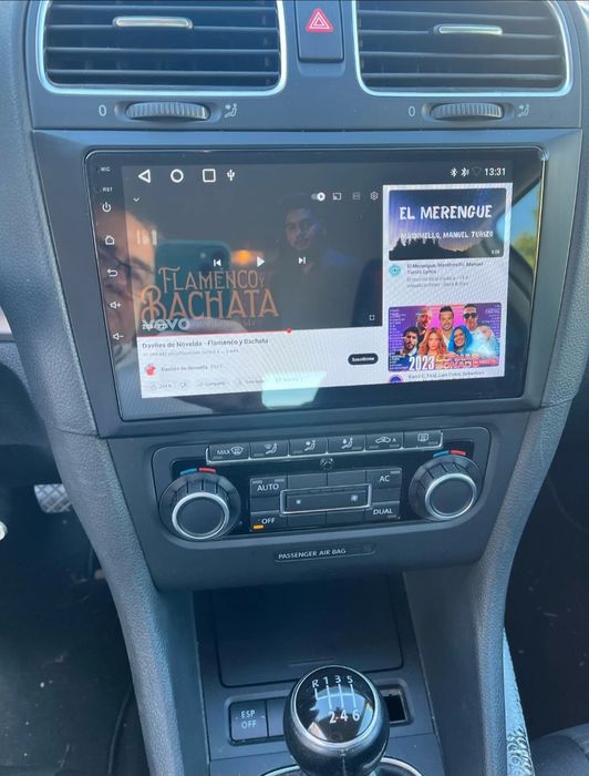 Navigatie android Golf 6 Waze YouTube GPS BT USB