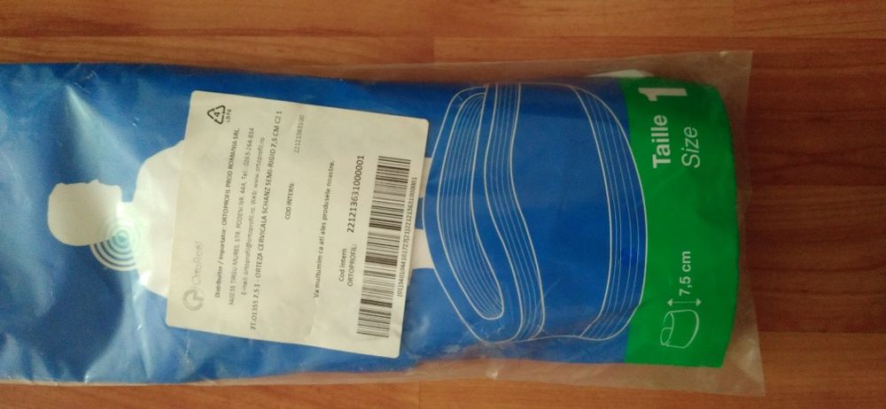 Vand orteza cervicala, 7,5 cm, talia 1