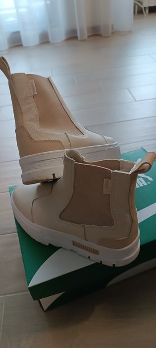 Боти Puma естествена кожа