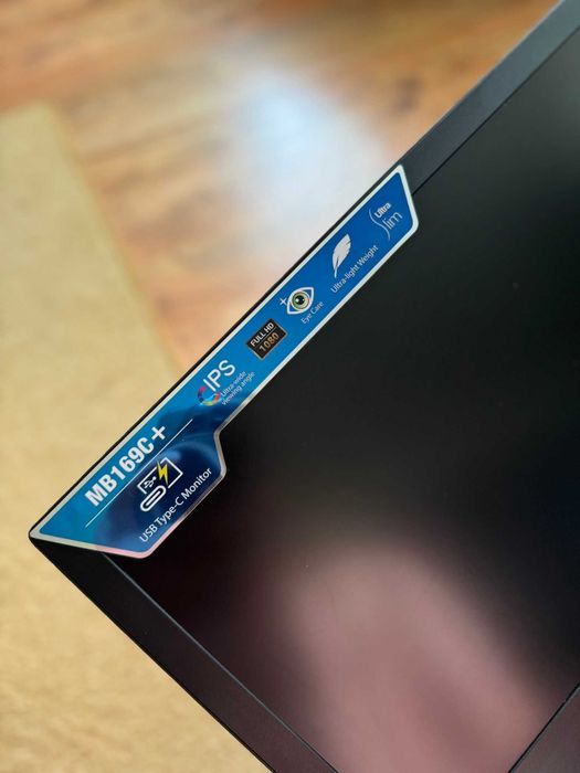 monitor portabil 15.6" ips asus mb169c+