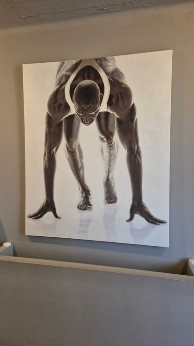 Tablou pictat - KARE- 200 CM inaltime si 140 cm latime