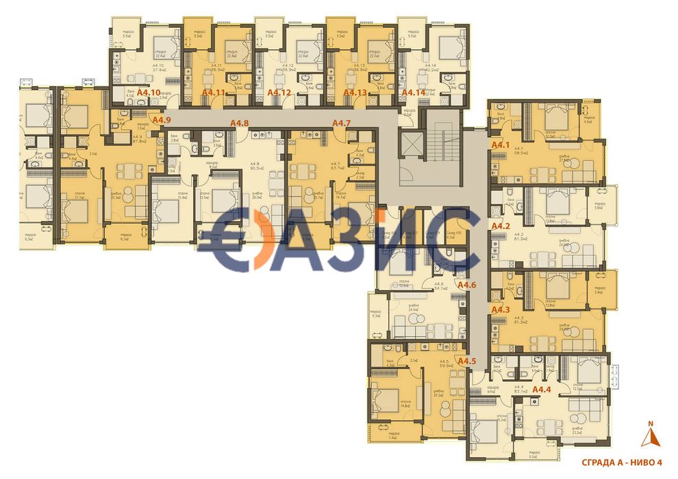 Продава се Тристаен апартамент в Свети Влас - 104 кв.м за 1173 €/кв.м - Снимка #13