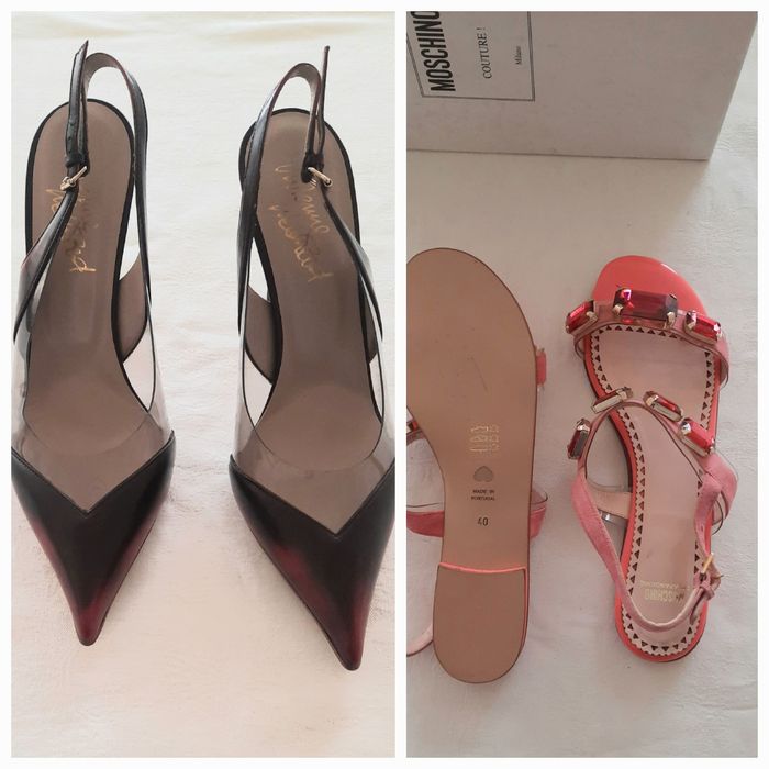 Брендовые Босоножки, Слингбэки, "MOSCHINO", "Vivienne Westwood", новые