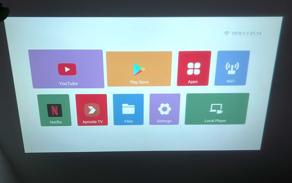 Videoproiector Smart Android WiFi HDMI USB iFUN 230145 LED