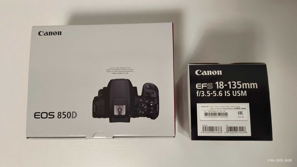 Canon Eos 850d + kit ef-s 18-135 is usm