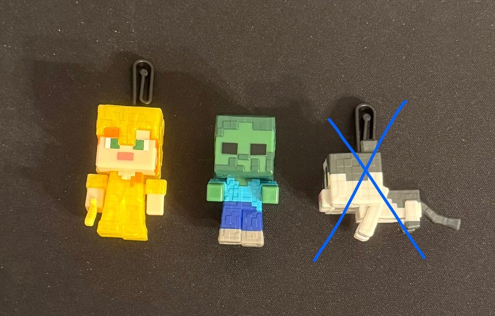 Minecraft kinder joy фигурки