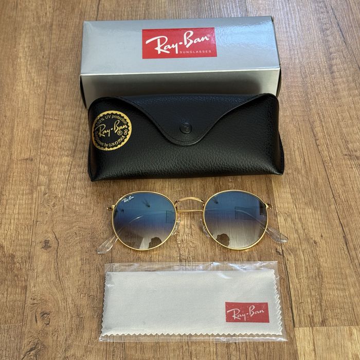 Ochelari RayBan Round Metal Fade/Blue/Blue Fade / Roz