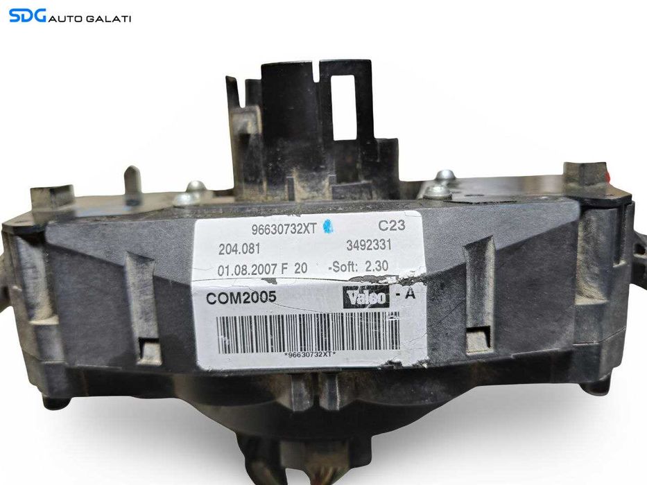 Ansamblu Maneta Manete Semnalizare Stergatoare Bloc Lumini Spira Spirala Senzor Volan Peugeot 207 2006 - 2014 Cod 96630732XT [LS0469]