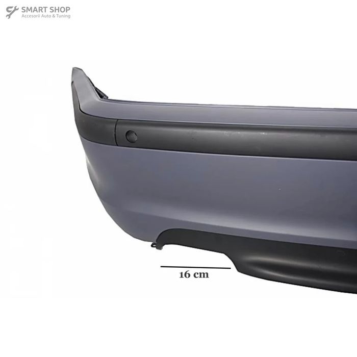 Bara Spate cu Toba Ornament Evacuare Fibra Carbon Mat BMW Seria 3 E46