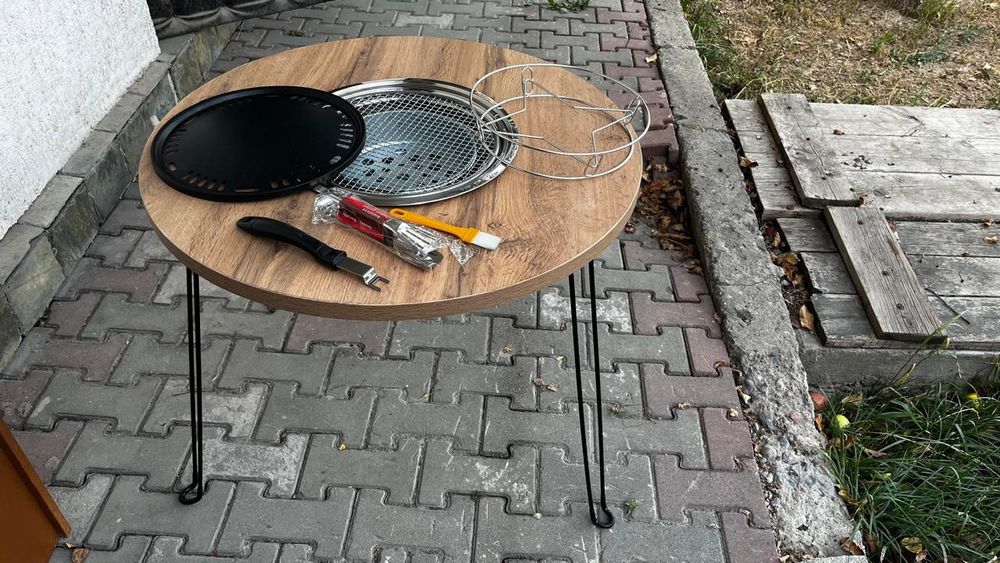 Мангал для жарки мясо на угле